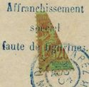 Overprint « affranchissement spécial »